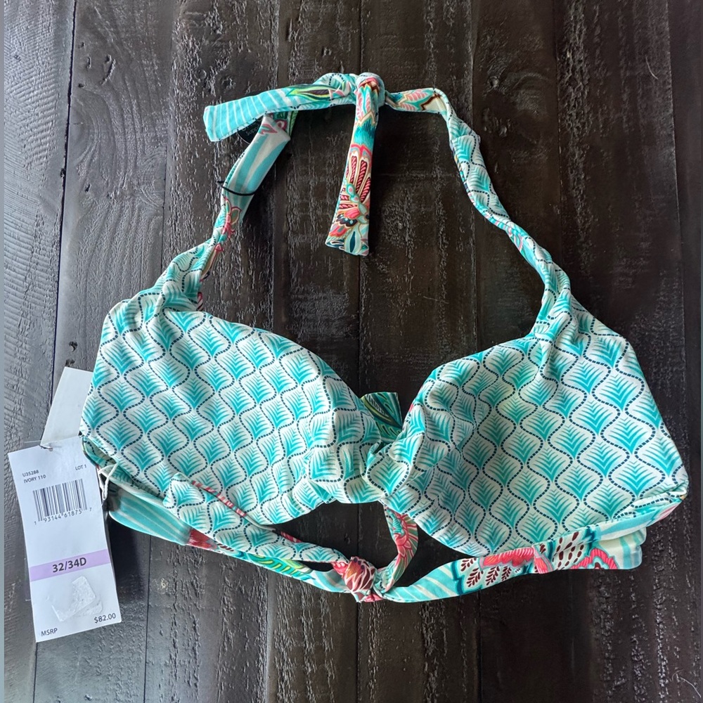 Coco Reef Tropical Floral Bikini Top - Picture 5 of 5